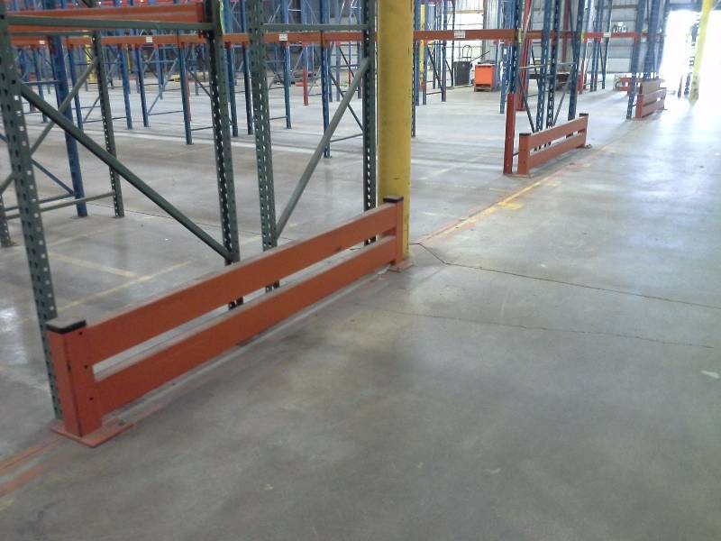 lot 577 image: 3 Double-Length Metal Racking Guards