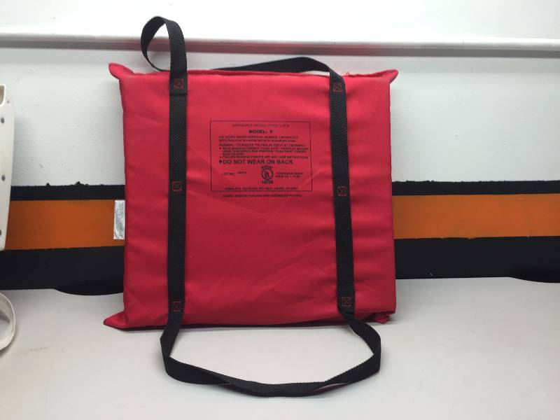 LIFE JACKETS, THROWABLE FLOAT DEVICE, KIDS FOLDING CHAIR, FISHING POLES BROKEN POLE