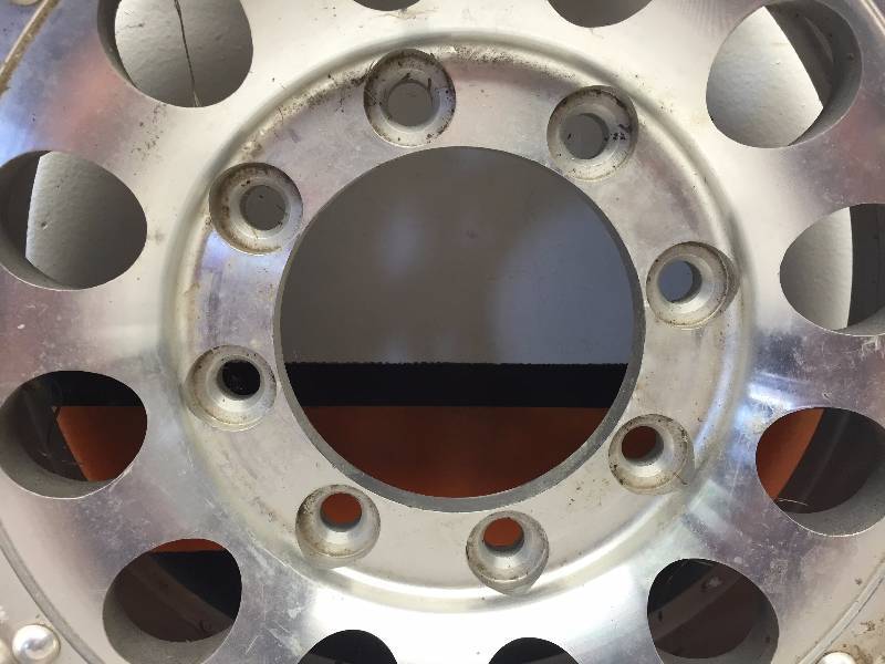 NEW 16 ALUMINUM 8 HOLE TRAILER RIM