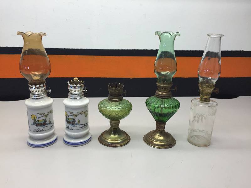 OIL LAMPS WOODEN DOWELS