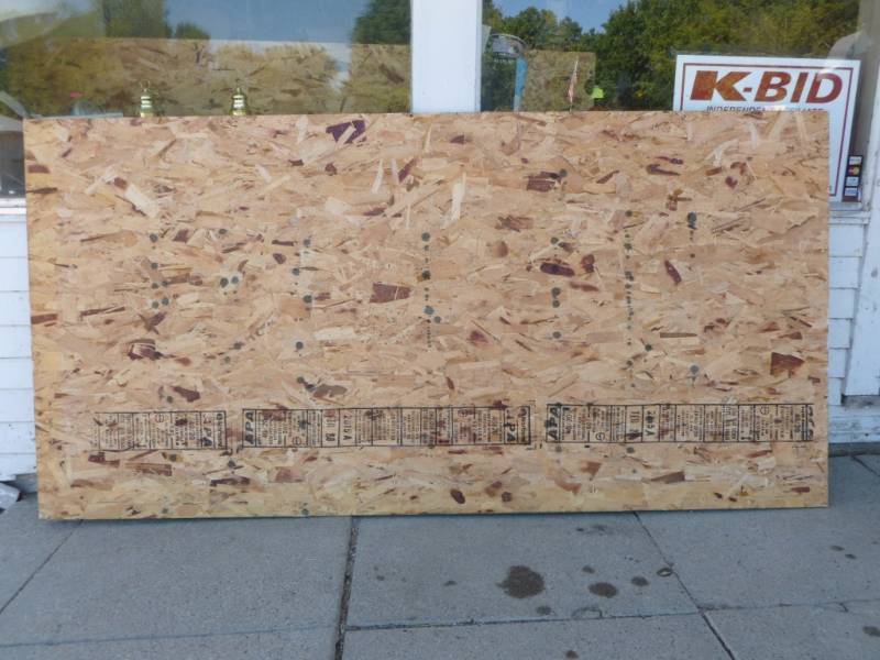 New Sheets Of OSB