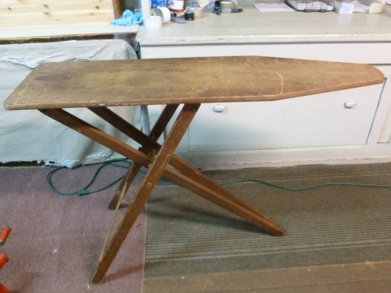 Antique Wooden Ironing Board