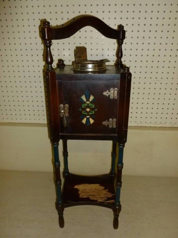 Vintage Smoke Stand  Humidor