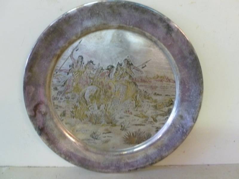 Vintage C.M Russel Plate