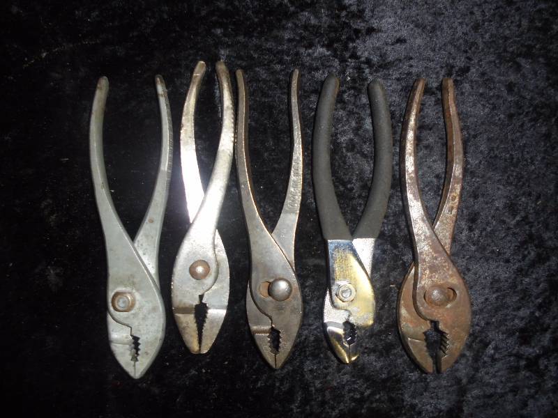 Lot of 5 Pliers