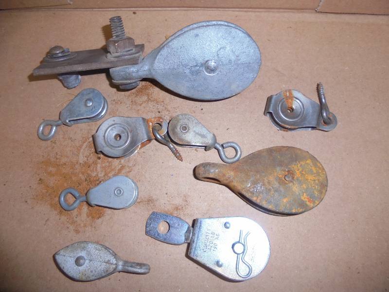 Lot of Asst Pulleys