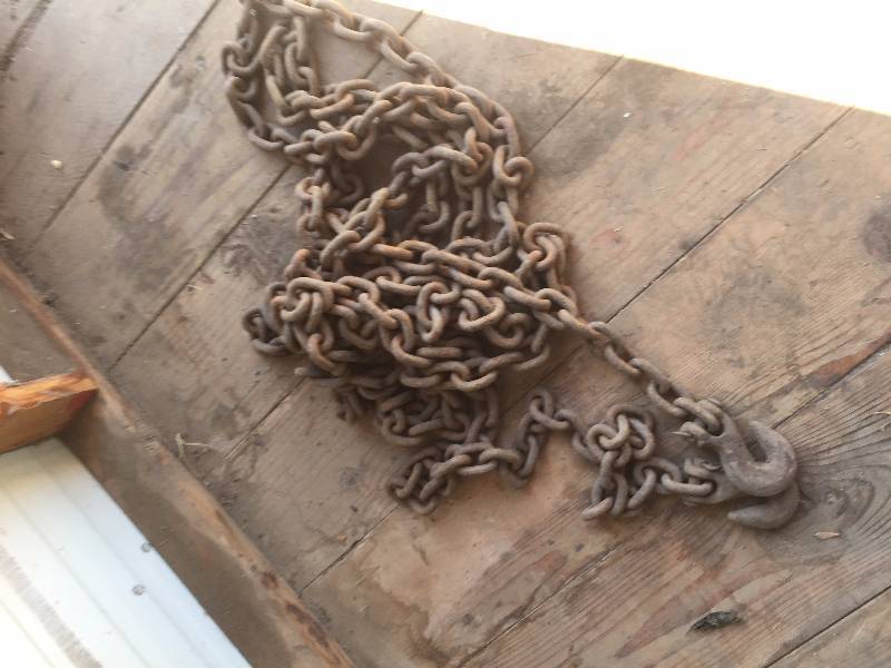 FOUR LOG CHAINS 38 INCH ALL HAVE HOOKS
