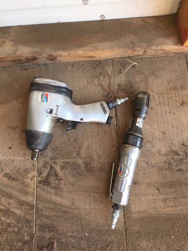 12 INCH IMPACT AND 38 AIR RATCHET