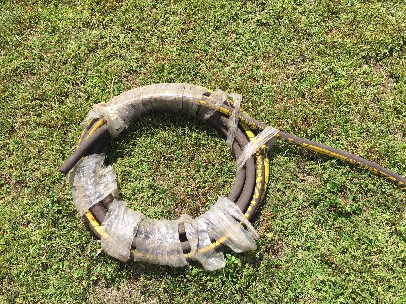 SAND BLASTING HOSE 50 FEET BRAND NEW 34 INCH 175 P.S.I. CLEMCO