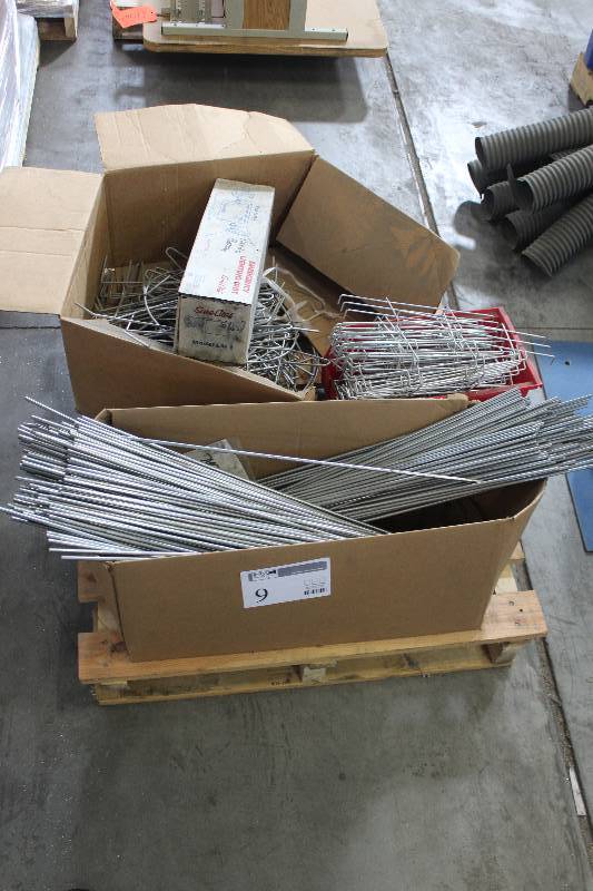 Pallet Lot Including Sure-Lites LM-1 Emergency Light Unit wo Battery, S&C Wire .250 Qty 200, Misc Wire
