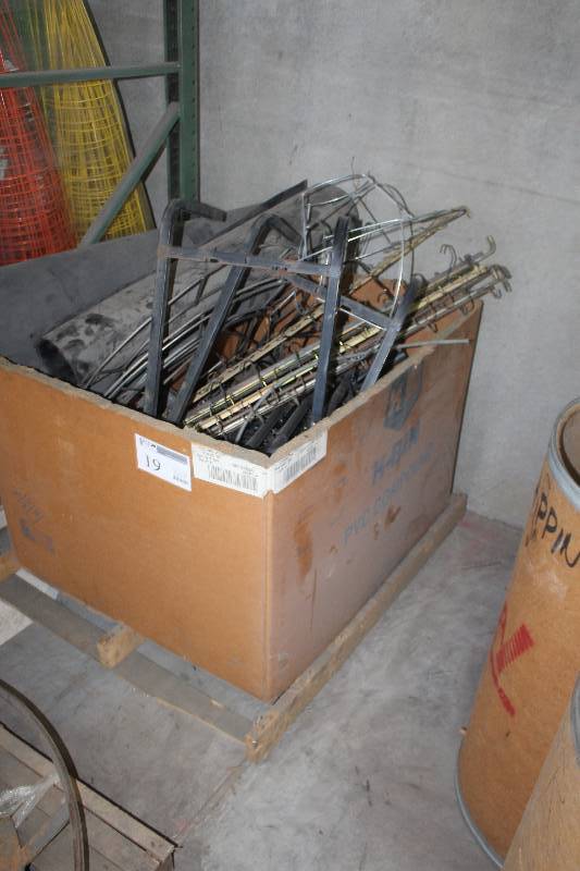 Pallet Lot Including Misc. Straight & Cut Wire, Misc. Wire Hangers