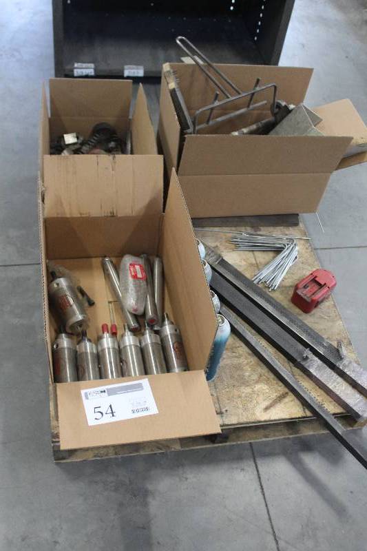 Pallet Lot Including (13) Bimba AB-32-25-CB Cylinders, (5) 3� Gear Racks, Pneumatic Foot Petal, Pulleys