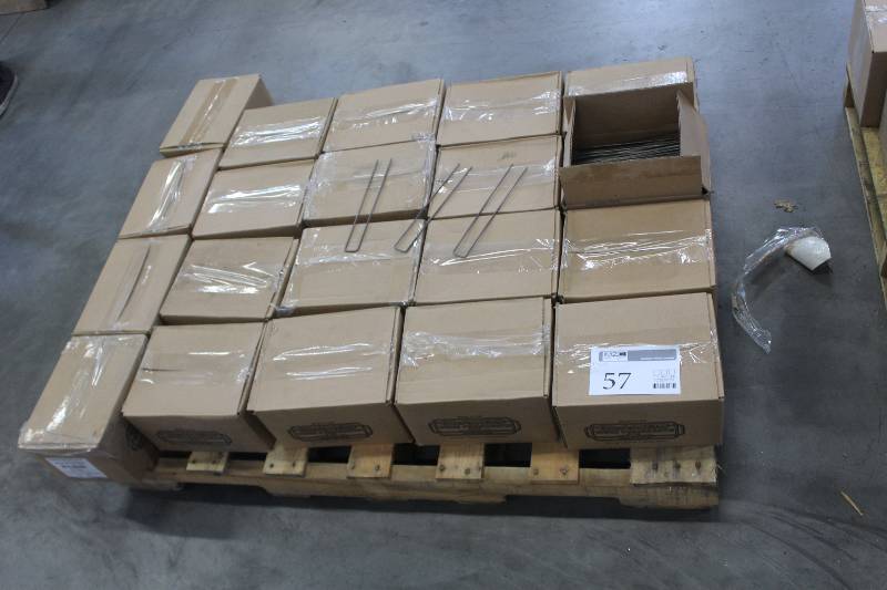Lot of (20) Boxes of Glamos Wire Products Landscape Staples