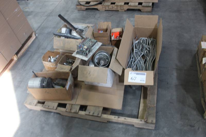 Pallet Lot Including DC Controller, Oven Pressure Switch, Gear Box & Roller, Misc.