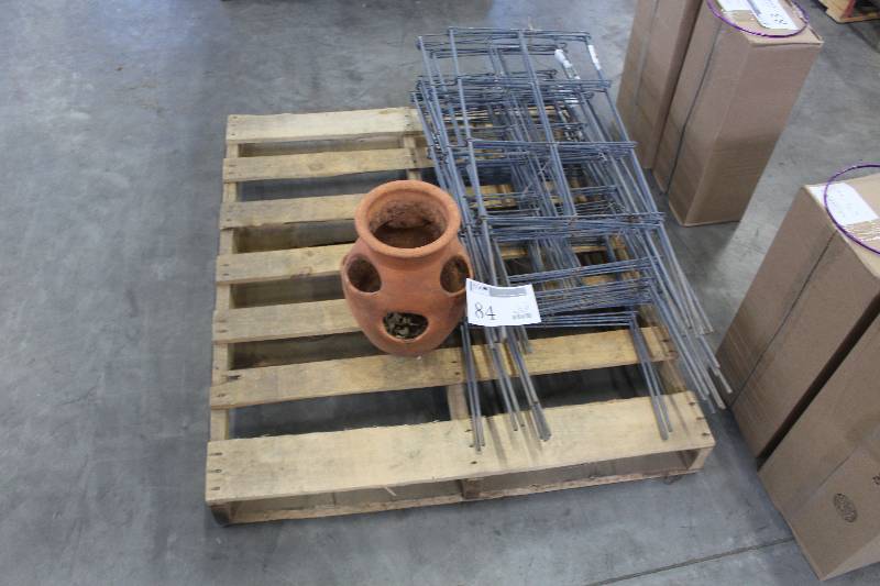 Pallet Lot Including Super Duty Stackable Squares Qty 7, Herb Plastic Pot Qty 1