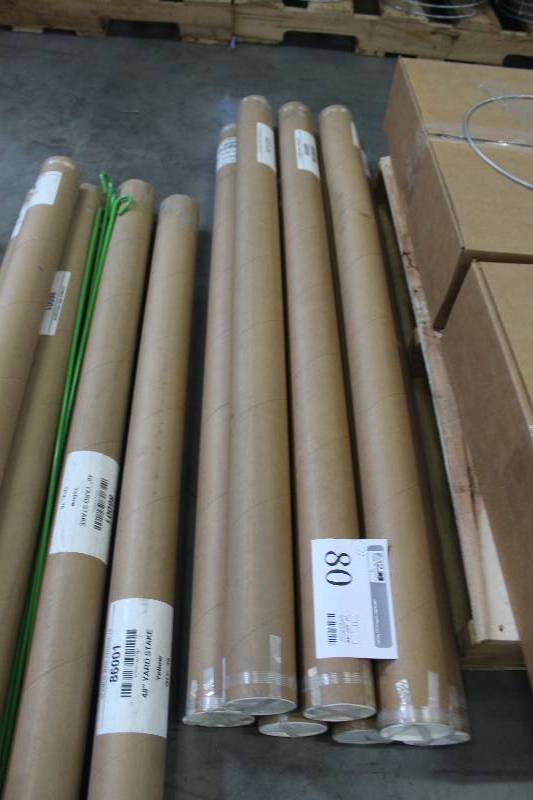 Lot of (70) Glamos Wire Products 48� Yard Stakes