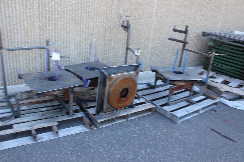 Pallet Lot of (3) Commercial Wire Turn Tables