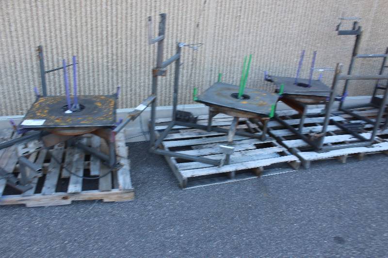 Pallet Lot of (3) Commercial Wire Turn Tables
