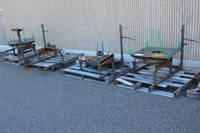 Pallet Lot of (4) Commercial Wire Turn Tables