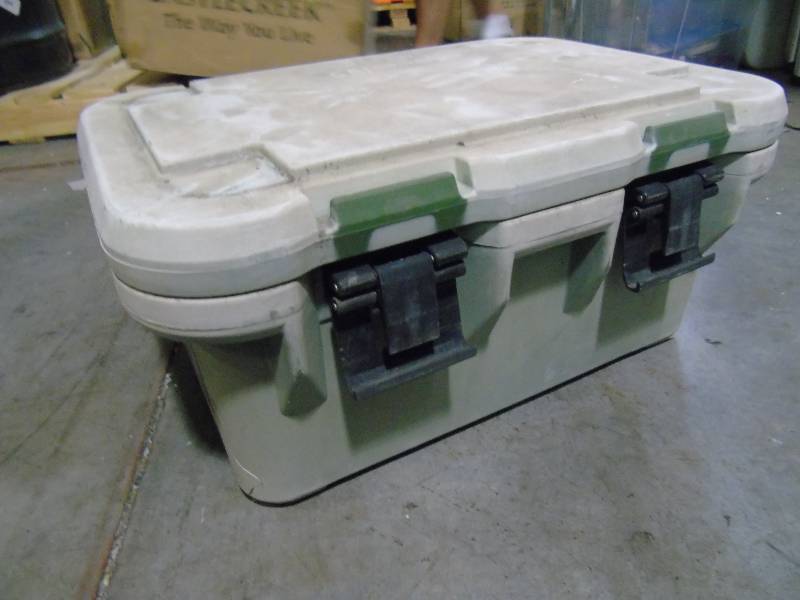 Used U.S. Military Surplus Cambro Food Transporter