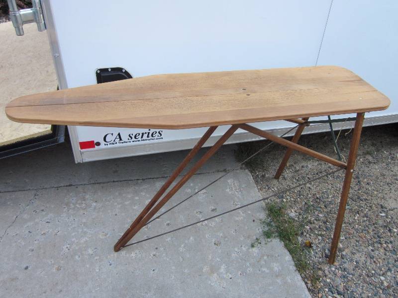 Vintage Wood Ironing Board and Clothes Dryer