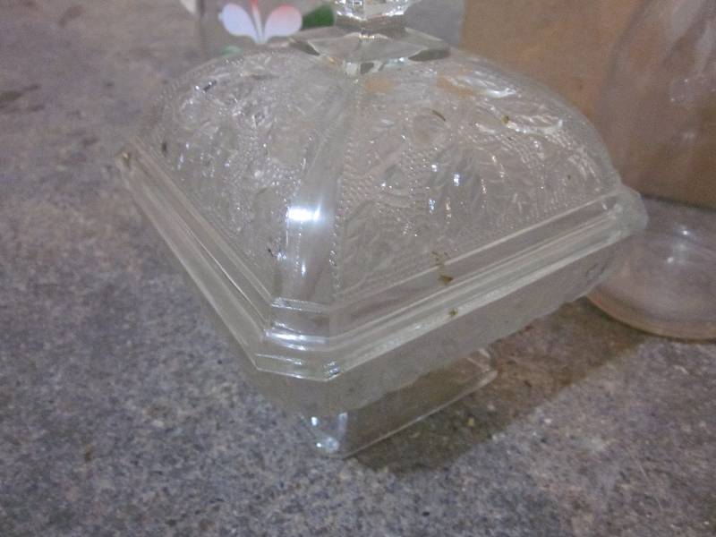 Milk Bottles, Pitcher, Candy Dish, and Baking Pan