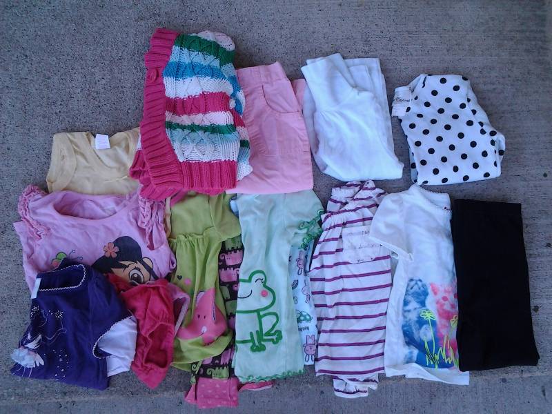 lot 47 image: 15-Pieces Toddler Girl Clothes Size 2t, 3t, 4t