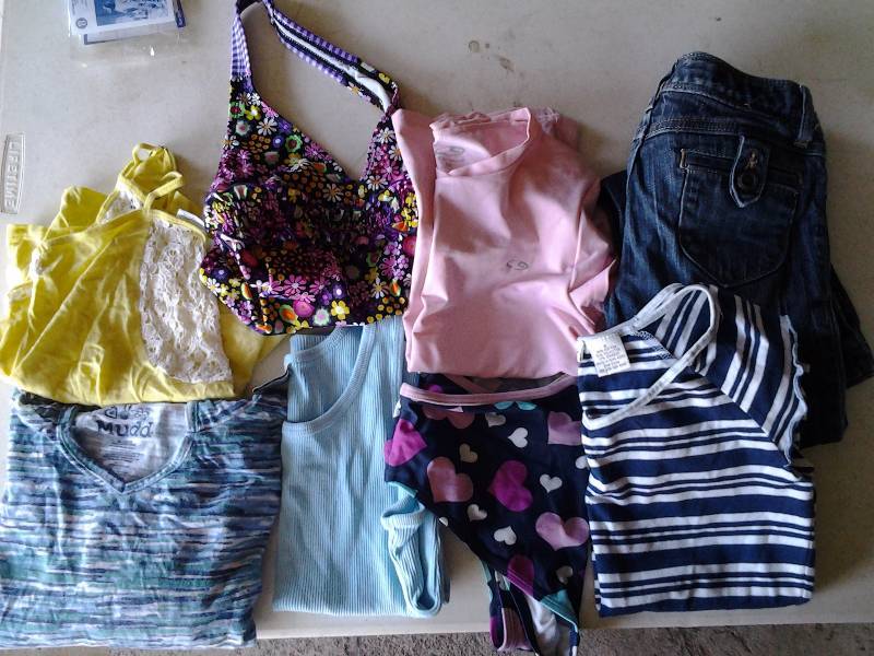 lot 49 image: 8-Pieces Little Girl Clothes Size 10