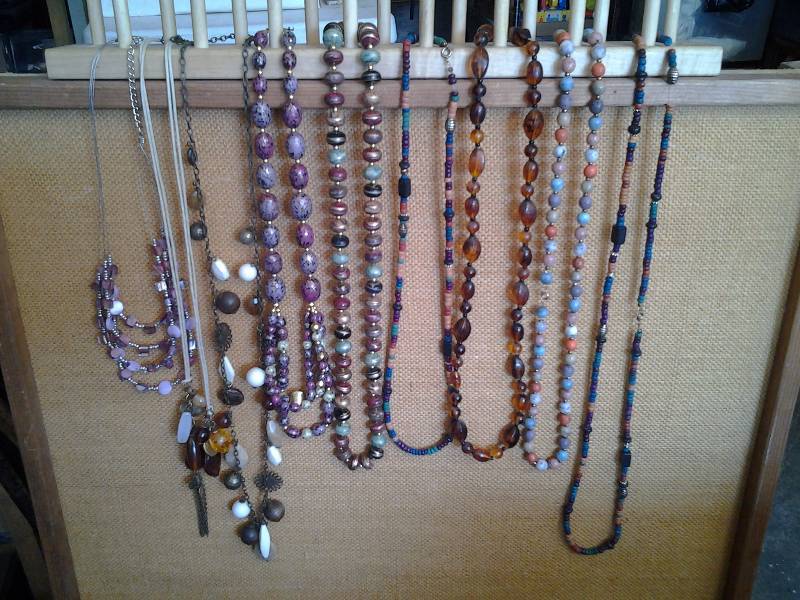 lot 9 image: Lot Of Assorted Beaded Necklaces