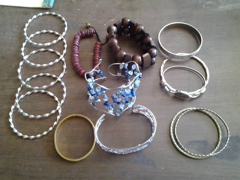 lot 10 image: Lot Of Assorted Bracelets (Some Handcrafted)