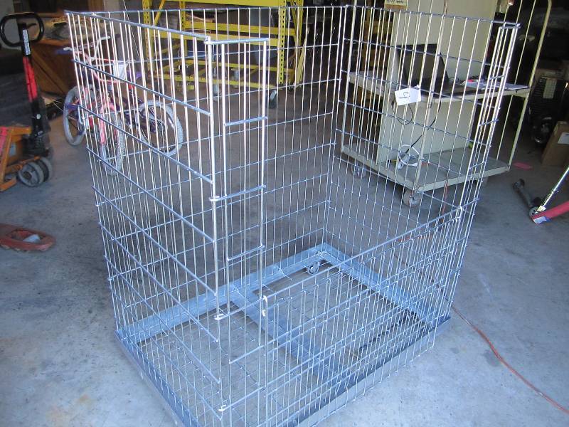 Metal cart with drop down front on ...