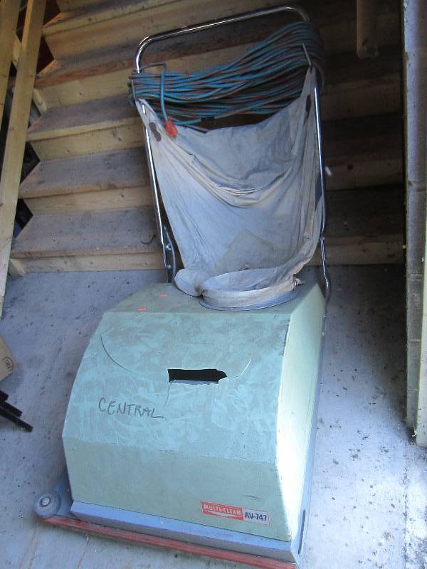 Multi clean electric sweeper, 22 w...