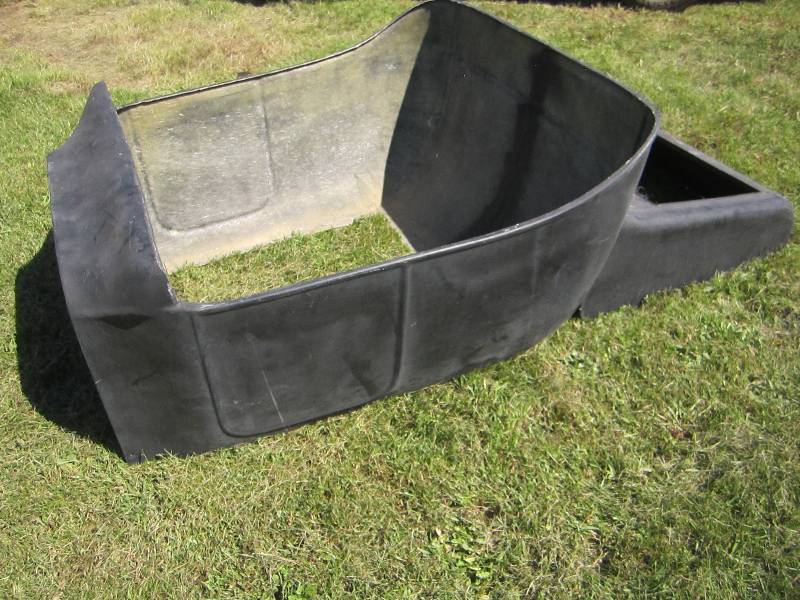 T bucket fiberglass body for a Corv...