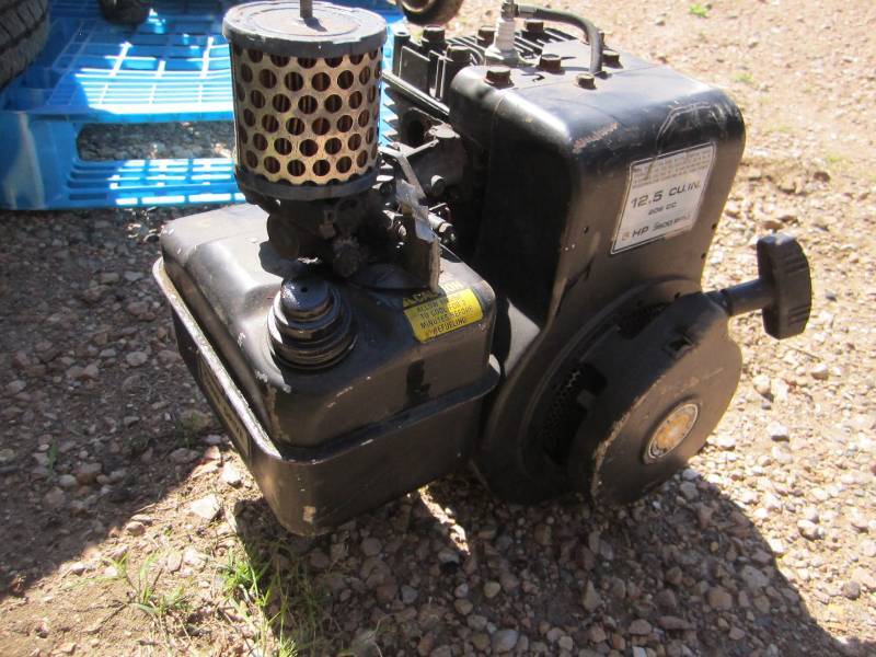 Pull start mower engine, 12.5 cu in...