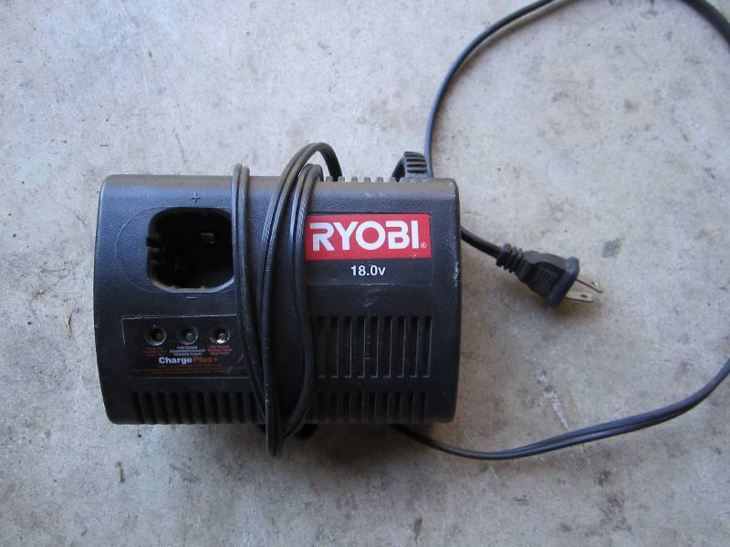 Ryobi 18V battery charger...