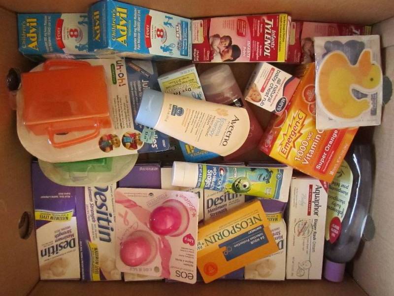 Lot of childrens, health, beauty pr...