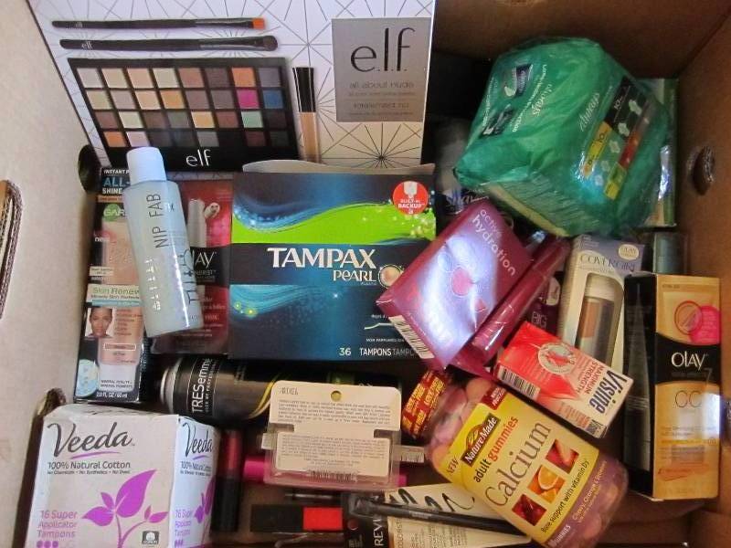 Lot of female health and beauty pro...