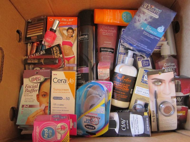 Lot of health and beauty products...