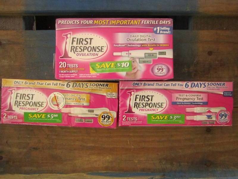 First Response pregnency tests...