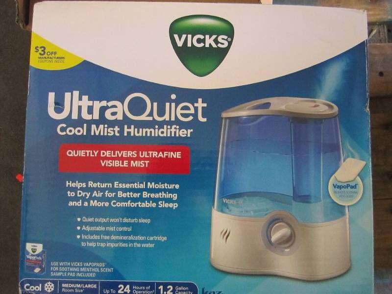 Vicks 1.2 gallon humidifier...