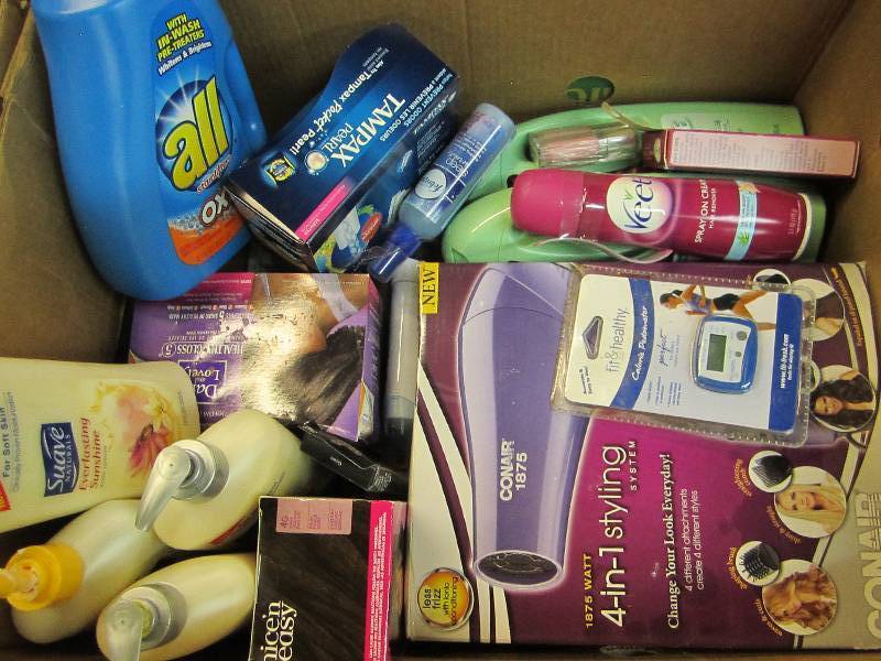 Lot of health and beauty products...