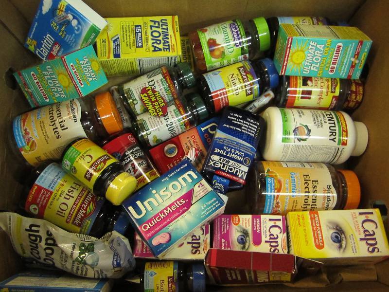 Lot of healthcare and supplements...