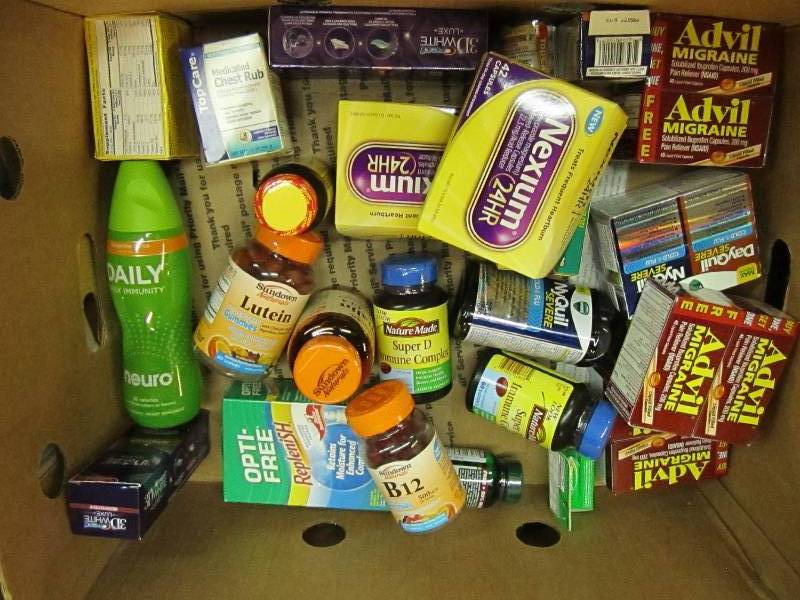 Lot of healthcare items...