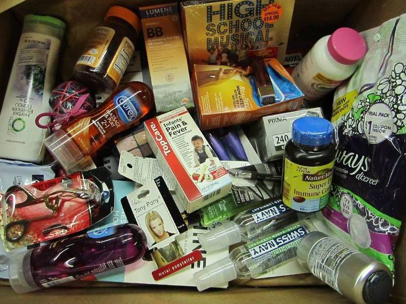 Lot of health and beauty products...