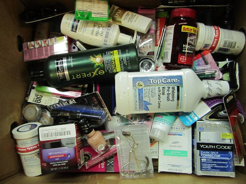 Lot of cosmetics and health and bea...