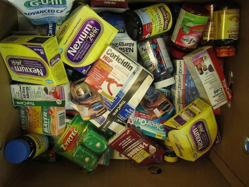 Lot of health and beauty products...