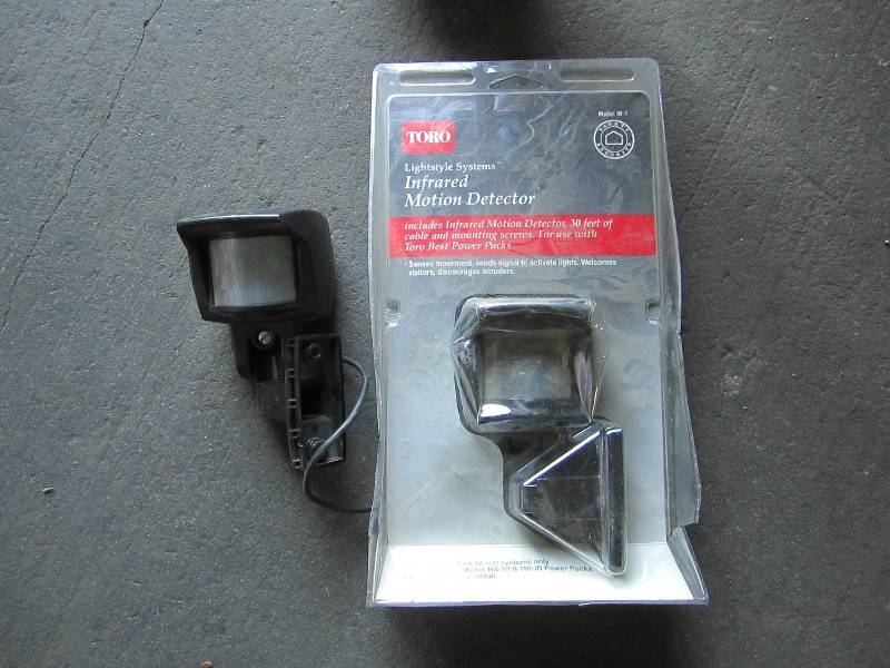 2 Toro infrared motion detectors...