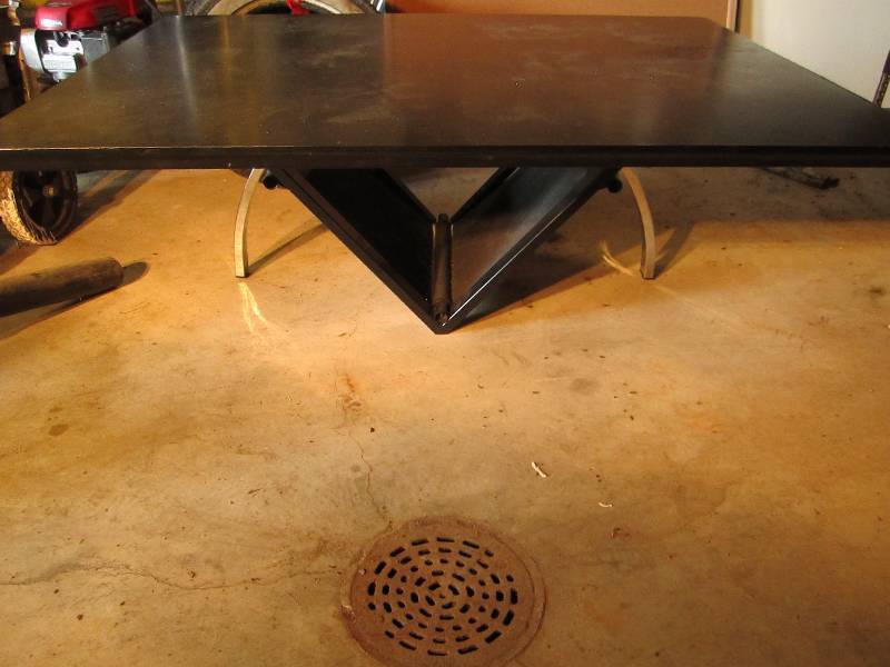 Low table, 3 x 4 top, 19 tall...