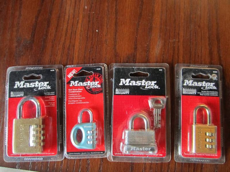 Lot of Master locks...