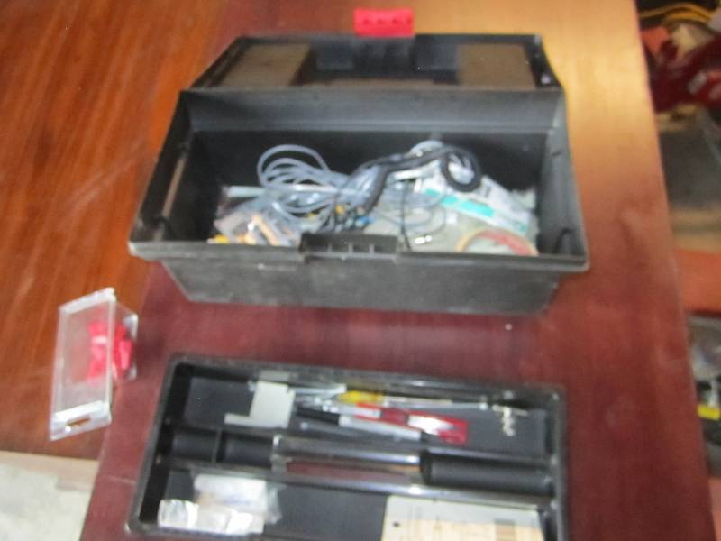 Tool box with assorted accessories...